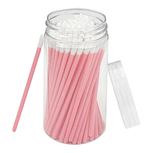 Cheap Disposable Lip Balm Make Up Applicator Flocked Tip Lipgloss Wands