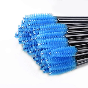 JZG Wholesale 50pcs/bag Disposable Eyelash Curler Mascara Wands One Time Use Eyelash Brush Applicator