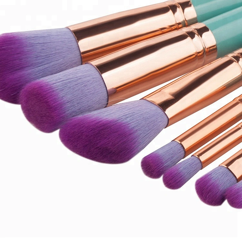hot selling private label 10pcs makeup brushes beauty cosmetics for women