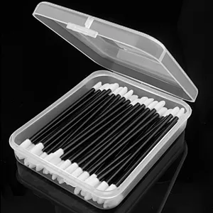 100PCS Disposable Lip Brush Gloss Applicators Lipstick Wands Tool Kits