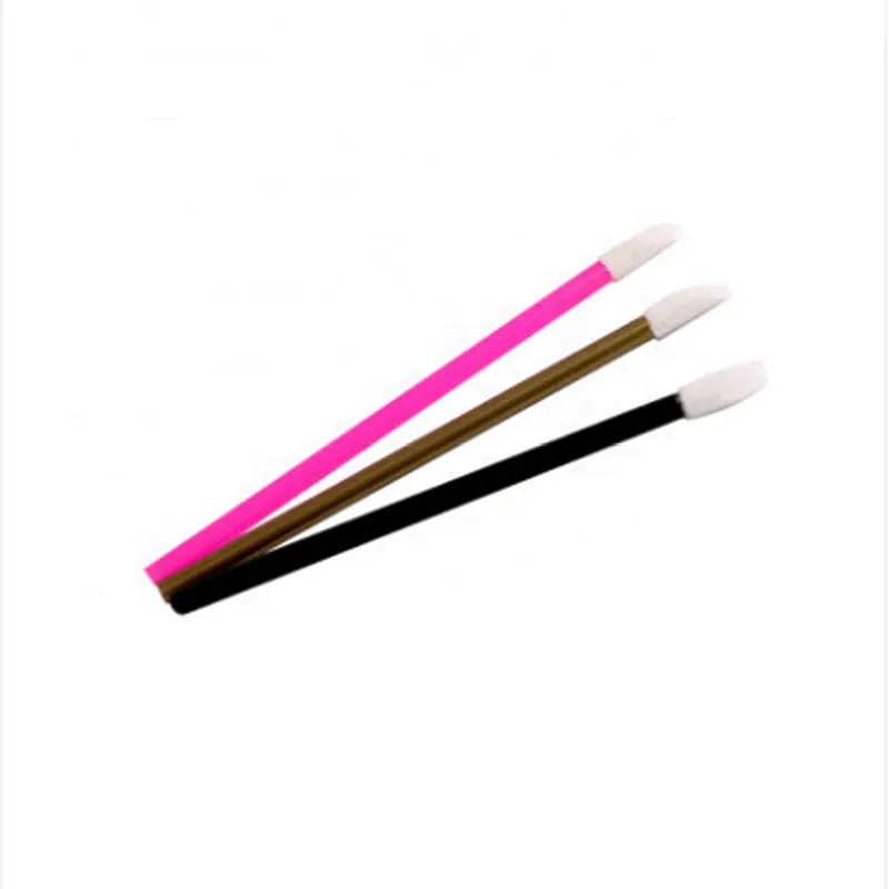 50/100pcs disposable lip brush stick portable lip glaze makeup brush beauty tools