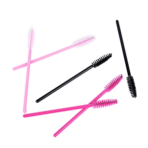 JZG Factory Wholesale 50pcs/bag Disposable Mascara Wands Colorful Cheap Eyelash Extension Mascara Applicators