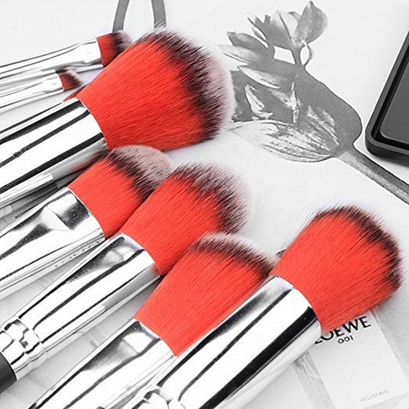Professional 12PCS Cosmetic Makeup Brush Set with Case for Women