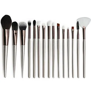 15pcs Pro Makeup Brush Set Beauty Cosmetic Foundation Powder Eyebrow Blending Brushes