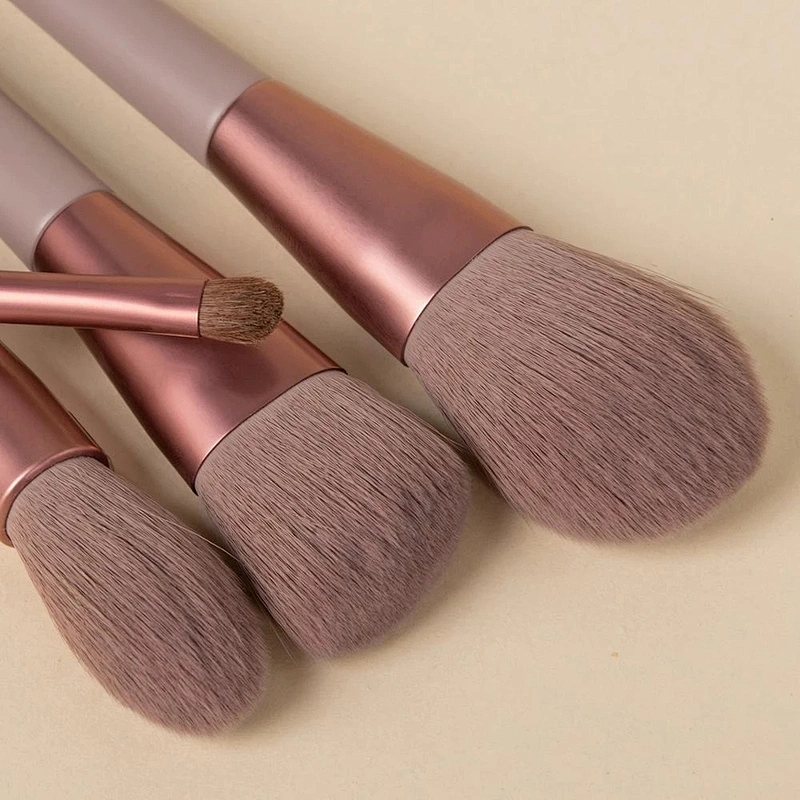 Large Makeup Brush Set White Concealer Foundation Blush Powder Blend Cosmetic Make Up Brushes Eyeshadow Fan Highlighter Brush