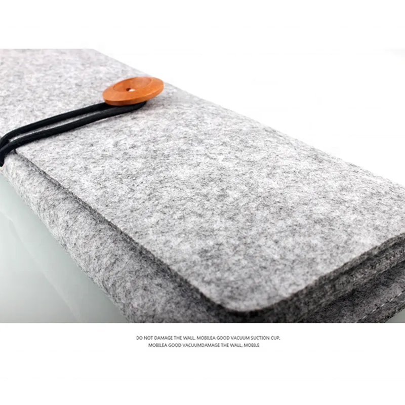 Simple Cosmetic Bag Wool Felt Bag Portable Cosmetic Tool Receiving Bag
