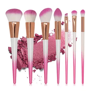 7Pcs Powder Foundation Blending Eye Shadow Blush Cosmetics Beauty Make Up Brush Kits
