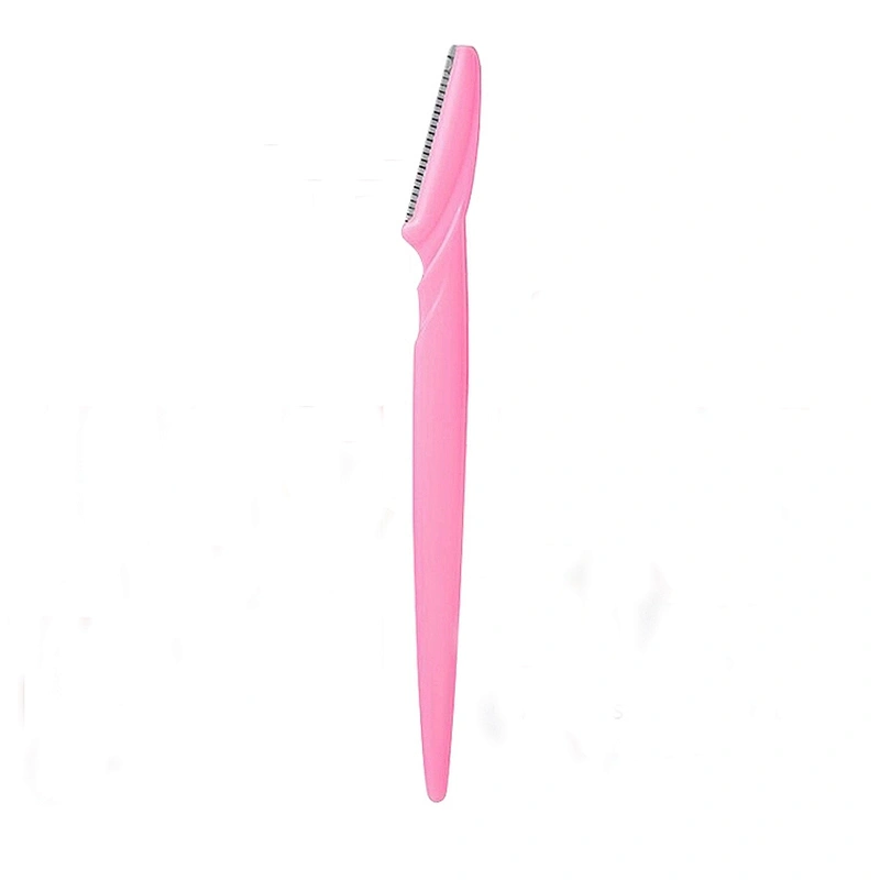 JZG 1pcs High Quality Pink Exfoliating Dermaplaning Tool Eyebrow Hair Remover Razor Shape Trimmer