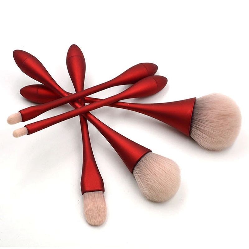 5pcs makeup tools OEM custom logo powder fonundation eye professional makeup brush set