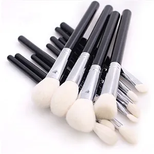 13PCS Black/Silver make up brushes set Blush Contour concealer Professional Make up Brush Tools kit