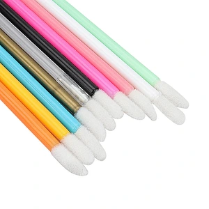 Wholesale Disposable Lip Applicator Lipstick Gloss Wands Flocked Head Lipstick