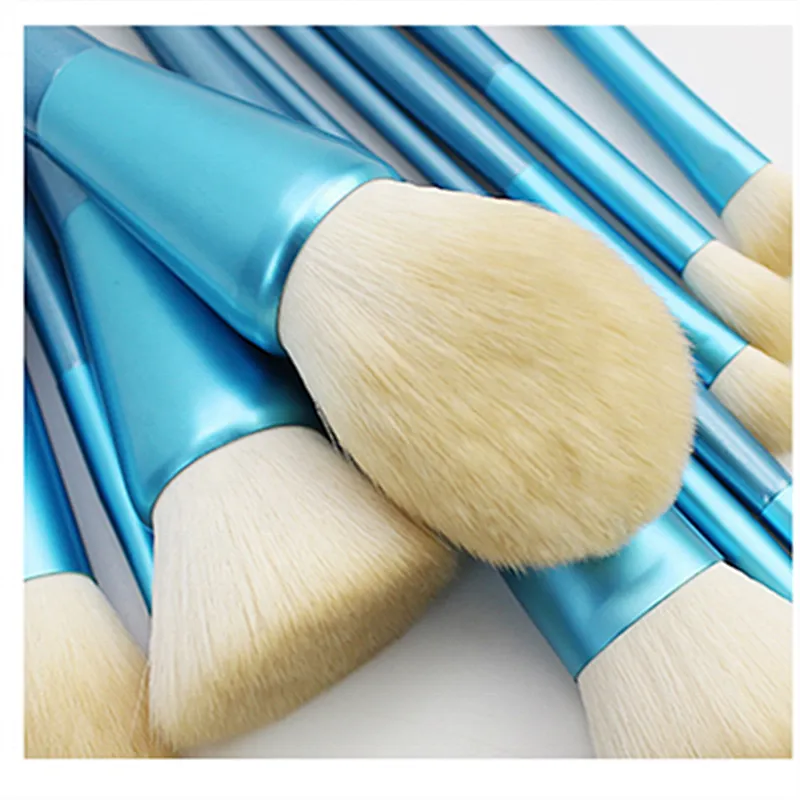 10pcs Makeup Brushes Set Professional Cosmetic Powder Eyeshadow Contour Foundation Make Up Brush Kit
