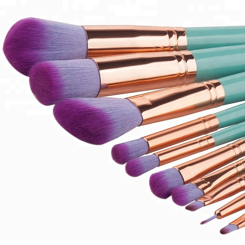 hot selling private label 10pcs makeup brushes beauty cosmetics for women