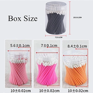 Disposable Makeup Lipstick Stick Wands Liner Lip Gloss Brush Eyelash Applicator