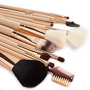 12 piece professional beauty colorful cosmetic makeup brush set