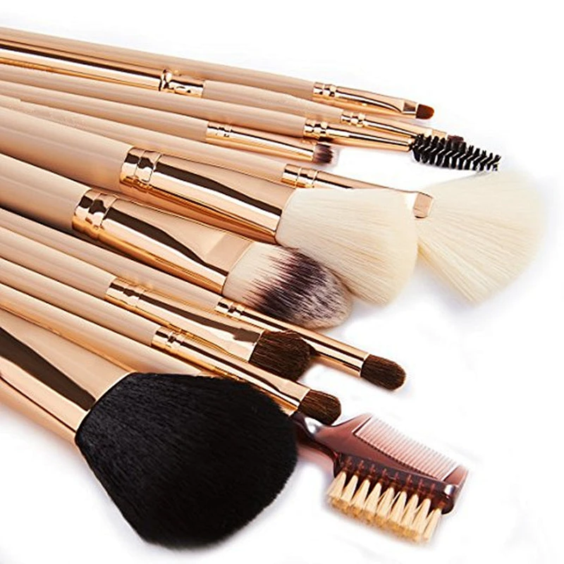 12 piece professional beauty colorful cosmetic makeup brush set