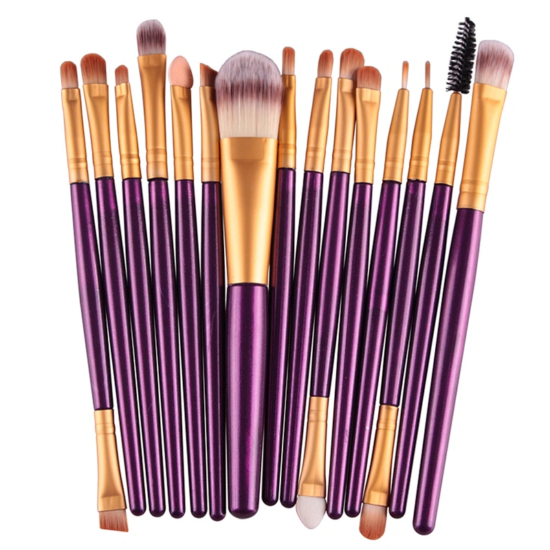 6/15/20Pcs Makeup Brushes Pro Pink Brush Set Powder EyeShadow Blending Eyeliner Eyelash Eyebrow Make up Beauty Cosmestic Brushes