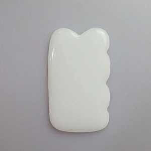Facial Massage Tool White Jade Gua Sha Stone,Massager Sets Gua Sha Tool Jade Roller Opal Gua Sha For Face And Body