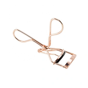 Private Label Rose gold Heated Eyelash Curler Beauty Eyelash Cosmetic Makeup Tools Accessories