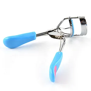 Hot sale multifunctional eyelash curling clip love handle beauty tool wide angle eyelash curler