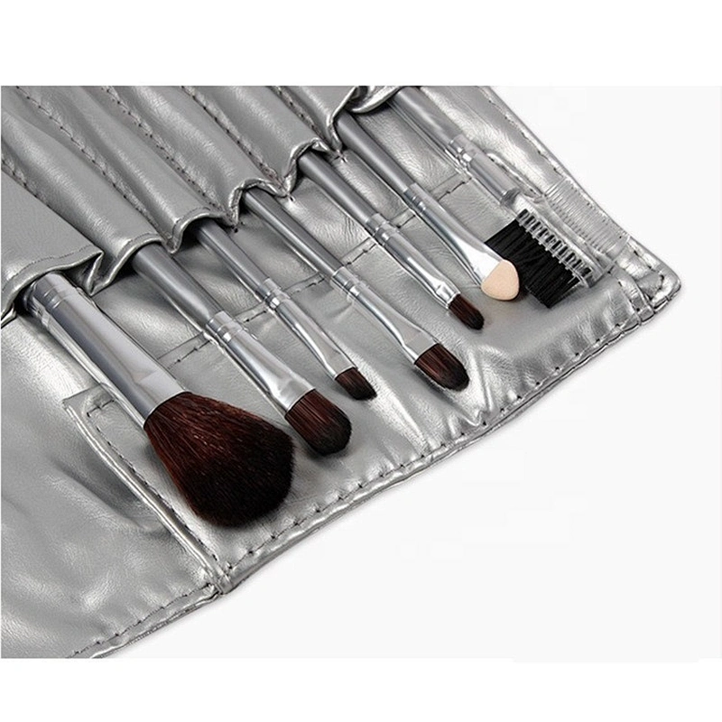 professional 7pcs makeup brush sets with makeup bag
