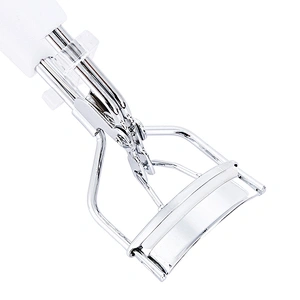 1 pcs white Professional Eyelash Curler Combs Brush False Eyelashes Curling Clip Makeup Tool Flexible Handle Eyelash Curler