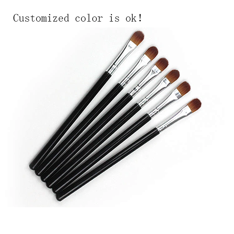 JZG High Quality 1pcs Factory wholesale Brush Private Label Single Mini Flat Eyeshadow Brush Concealer Makeup Brush