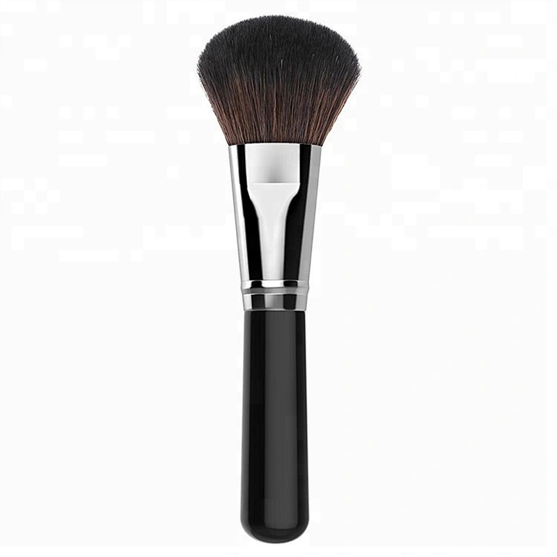 Newest High Quality Synthetic hair Private Label Black Powder Single Brush Cosmetic Contour Makeup Brush