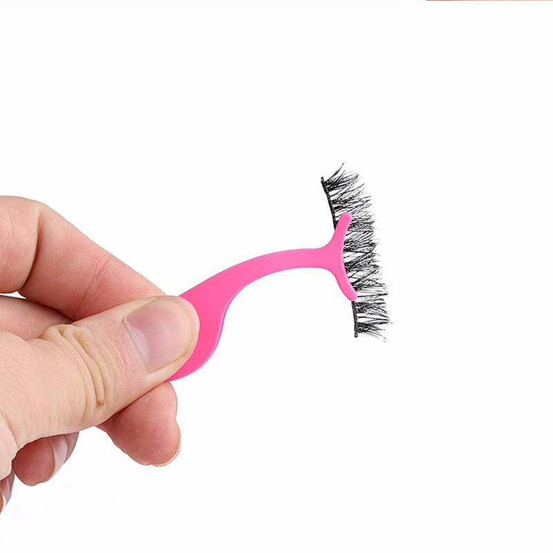 1 Piece Professional Pink Black False Eyelashes Eye Lashes Curler Extension Applicator Remover Clip Tweezers Nipper Tool
