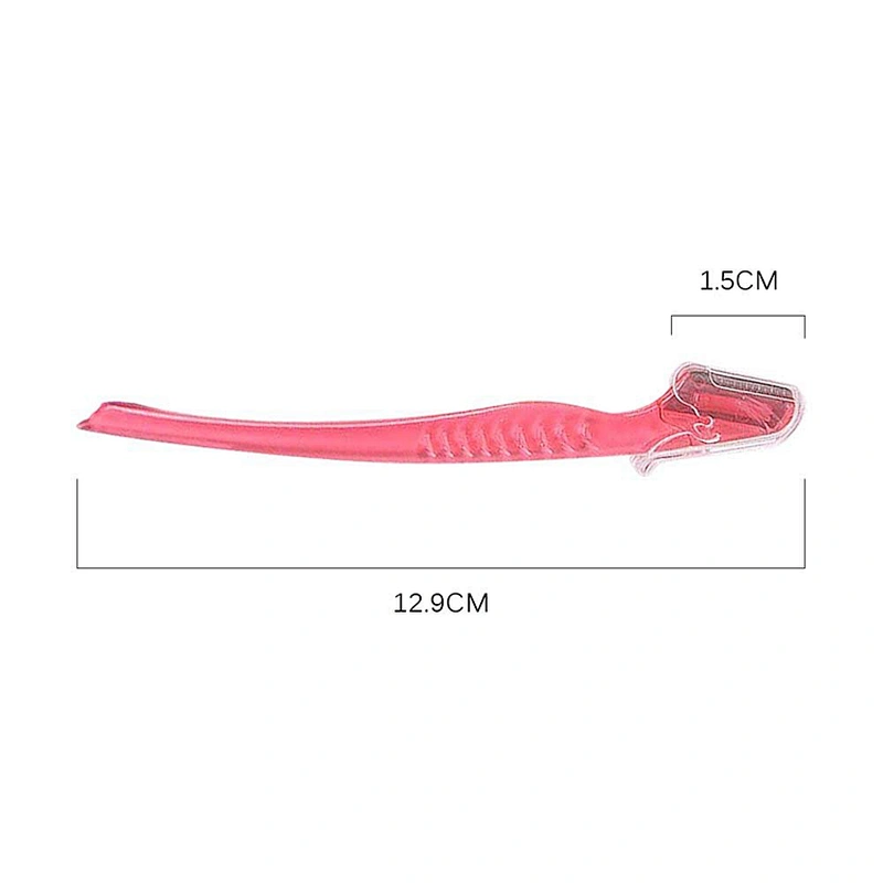 JZG 1pcs Private Label LOGO Custom Packing Facial Hair Remove Plastic Mini Eyebrow Trimmer
