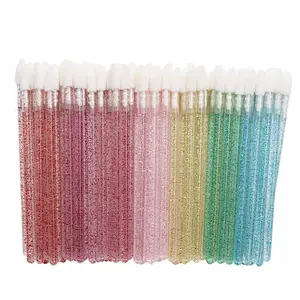 Disposable Lip Brush Single Lipstick Lip Gloss Mascara Magic Wand Set Eyelash Cleaning Makeup Remover Cosmetic Applicator