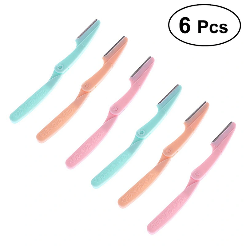 JZG 1pcs Wholesale Foldable Style Cosmetic Eyebrow Razor Trimmer Blade Shaver For Women