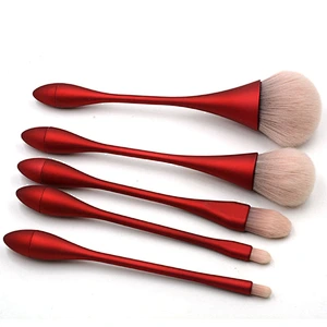 5pcs makeup tools OEM custom logo powder fonundation eye professional makeup brush set