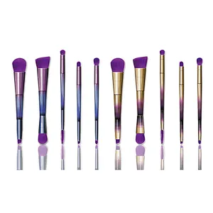 Fashionable Graded Double-Headed Makeup Brush