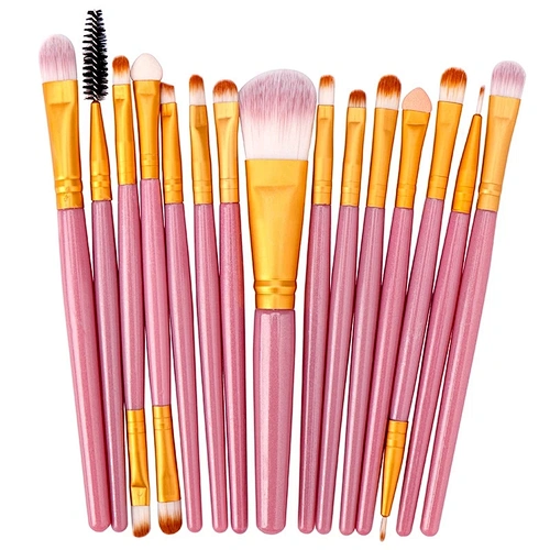 Pro 6/7/15Pcs Makeup Brushes Set Eye Shadow Foundation Powder Eyeliner Eyelash Lip Make Up Brush Cosmetic Beauty Tool Kit
