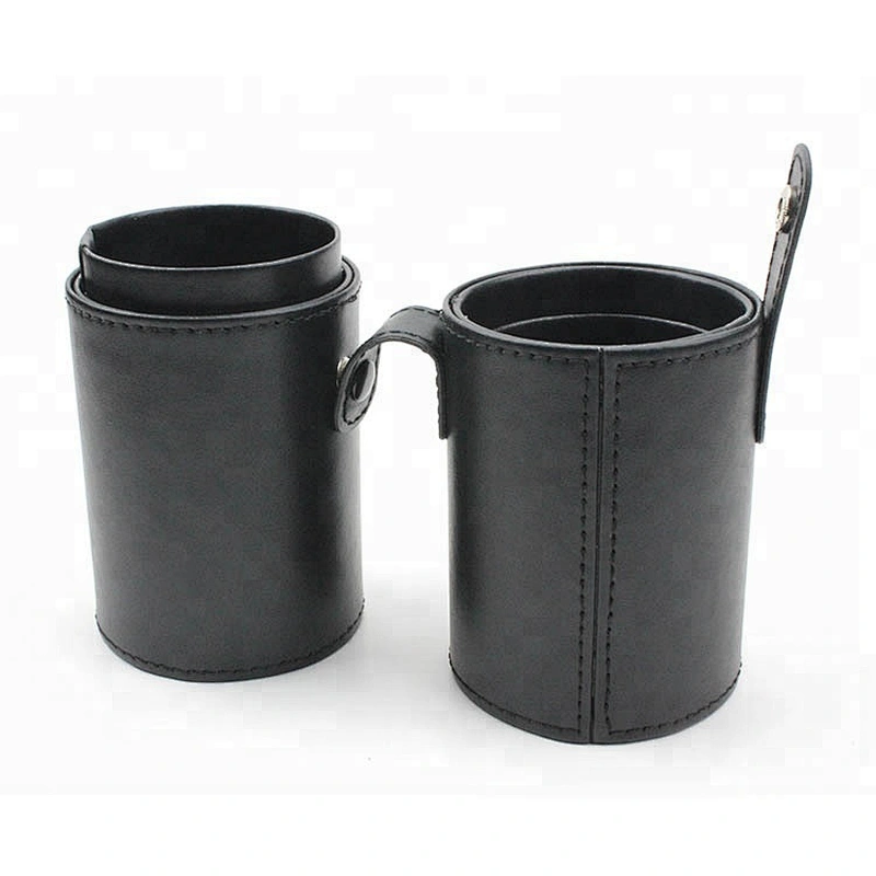 Hot PU leather travel cosmetics portable tools makeup brushes holder