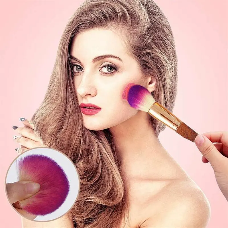 15Pcs Professional Make up Brush Set Synthetic Foundation Powder Eyeshadow Eyebrow Blending Make Up Brushes Kit with bag
