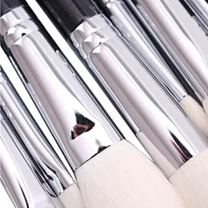 13PCS Black/Silver make up brushes set Blush Contour concealer Professional Make up Brush Tools kit