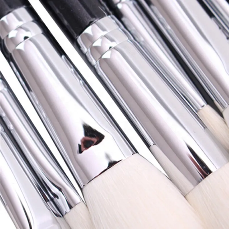 13PCS Black/Silver make up brushes set Blush Contour concealer Professional Make up Brush Tools kit