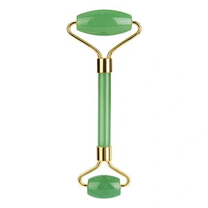 Nature Pink Jadeite Jade Roller Rolling Face Massage Set Facial Skin Care Massage Roller
