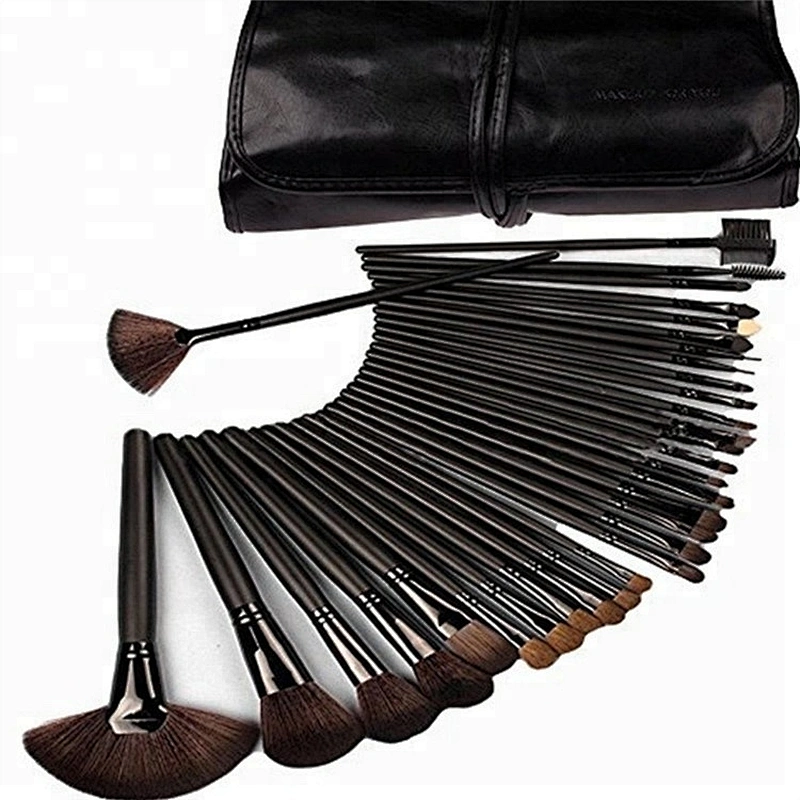 Makeup China Suppliers Custom Logo Professional 32pcs Makeup Brush Set Cosmetics Brush And Make Up Bag