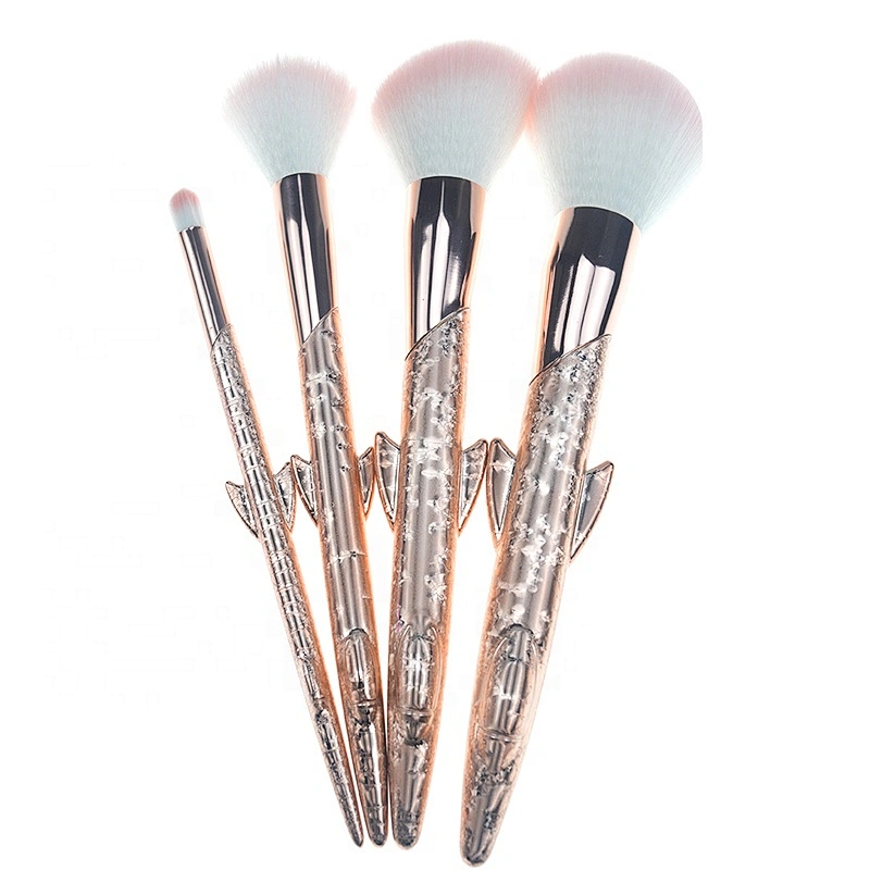 The Newest Beauty Needs Private Label Pink 5pcs Makeup Brush Set Professional