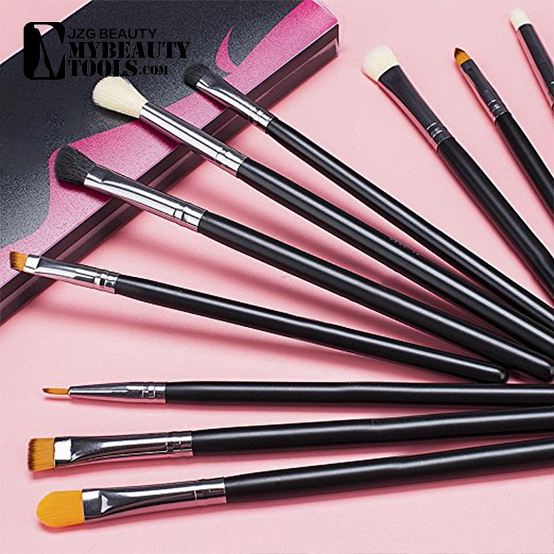 JZG Best Price Makeup Brush Set 10pcs Custom Logo Newest Private Label Make up Brush Set