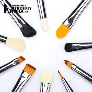 JZG Best Price Makeup Brush Set 10pcs Custom Logo Newest Private Label Make up Brush Set