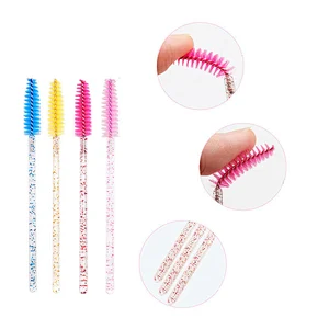 Disposable Mascara Wand Lash Cleanser Brush Eyelash Mascara Brush And Custom Personalized Eyelash Lash Cleaning Mascara Brushes