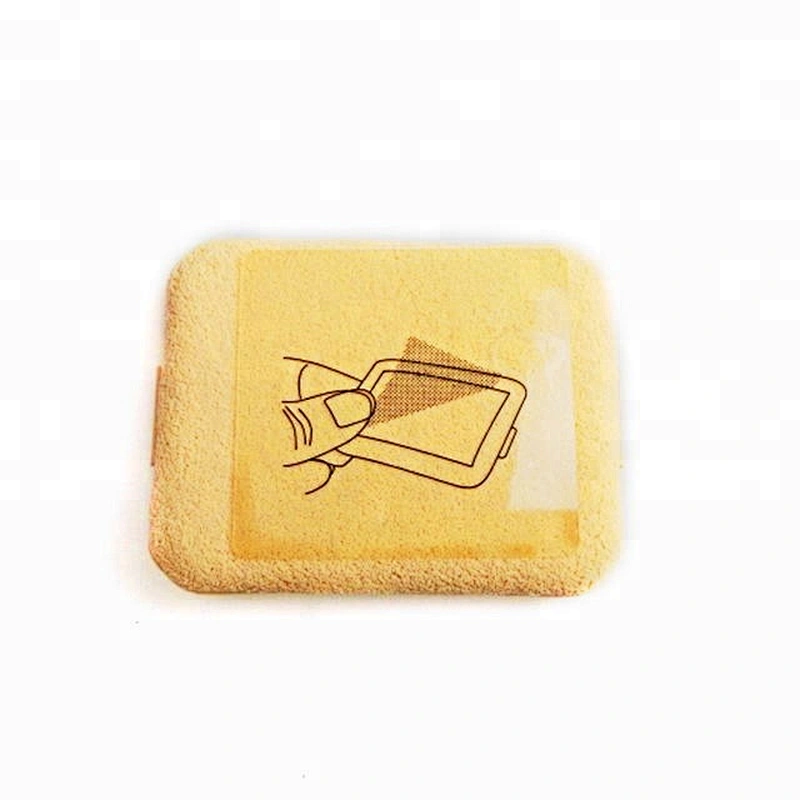 Facial oil blotting paper with mirror and puff