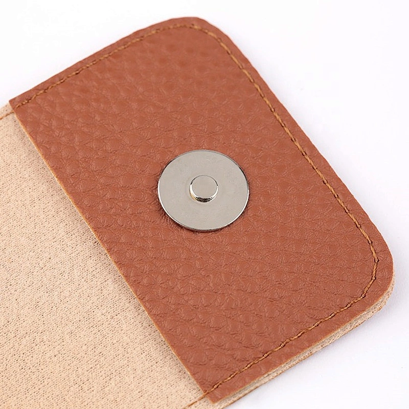 Private label storage for eyebrow tweezers set with leather bag for tweezers portable safe makeup tools