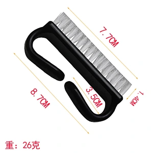 HOT sale Nail design Cleaning After File plastic Manicure Pedicure cleaning nail Brush