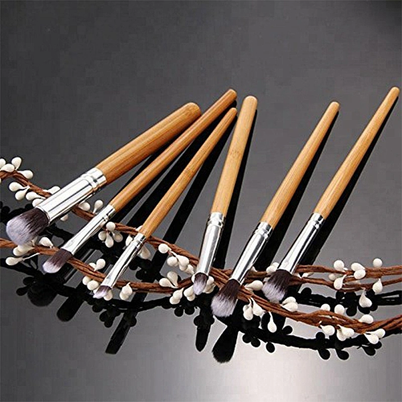 High quality make up brush set cosmetic maquillaje crystal bamboo handle custom logo makeup brush