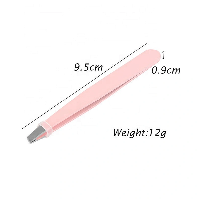 3 PCS/Set Point Tip Slant Tip Flat Tip Hair Removal Stainless Steel Eyebrow Tweezers Scissors Set With Bag